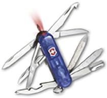 Victorinox Swiss Army Midnite MiniChamp Pocket Knife (Translucent Sapphire)