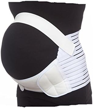 Maternity Support Belt by THE BLUSHING BABY (XL, White)
