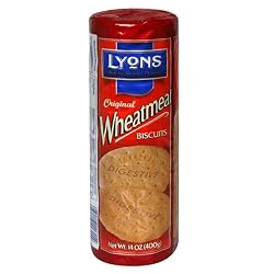Lyons Wheatmeal Digestives, 14-Ounce Packages (Pack of 12)