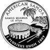 US 2009 D MINT AMERICAN SAMOA QUARTER UNC COIN