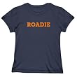 T-Shirt Woman Navy Blue " Roadie " Occupations