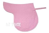 All Purpose English Saddle Pad Quilted Cotton Pink