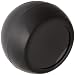 DimcoGray Black Phenolic Ball Recessed Top Knob Female, Brass Insert: 5/8-11" Thread x 3/4" Depth, 1-7/8" Diameter x 1-27/64 Height x 3/4 Hub Dia