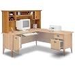 Mission Pionte Collection Hutch for L-Desk By Bush Furniture
