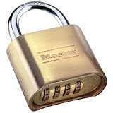 Master Lock 175D Set-Your-Own Combination Lock, Solid Brass