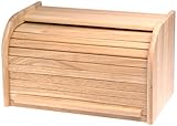 Kamenstein Natural Hardwood Rolltop Bread Box