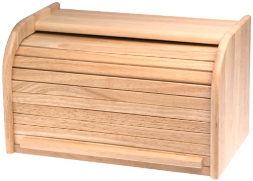 Kamenstein Natural Hardwood Rolltop Bread Box