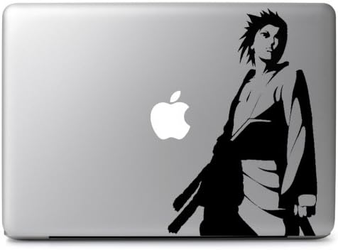 Naruto Shippuden Sasuke Uchiha Vinyl Sticker Skin Decal for Apple Macbook Air & Pro 13 Inch 14 Inch 15 Inch 16 Inch 17 Inch , Car , Laptop , Notebook , Chromebook , Tablet , Ultrabook , Window , Glass , Wall , Wood , Outside , Door , Tables , Chair , Desktop ...