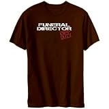 Funeral Director - Off Duty Occupations Mens T-Shirt (Brown, Sizes X-Small - XXX-Large)