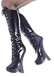 8 Inch Block Heel, 1 1/4 Inch Platform Boots