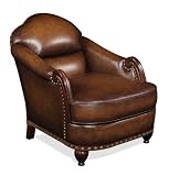 Spice Leather Club Chair