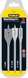 Stanley ST-04787 3 Piece 1/2-Inch, 3/4-Inch, and 1-Inch Spade Drill Bit Assortment