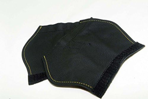 Fits 1997-2004 Corvette C5 Real Leather Door Handle Covers with Yellow stitching. (Skin Only)