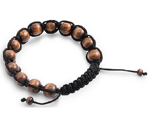 10mm Wood Marble Bead Buddhist Shamballa Men 
