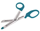 Prestige 5.5 inch Nurses Utility Scissors with Teal Green Handles