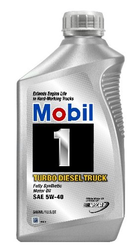 Mobil 1 Turbo Diesel Truck Motor Oil 5W-40