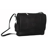 MLB Texas Rangers Black Leather Large Computer Backpack