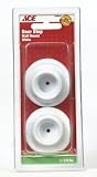 ACE TRADING BHDW 4 01-3028-503 WALL DOOR STOP 1-7/8 - WHITE