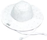 Flap Happy Floppy Hat, White Eyelet Large