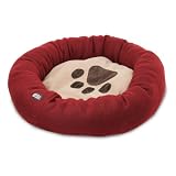 Animal Planet 23 x 23 x 6-Inch Pet Bed, Red, Pack of 2 by Animal Planet