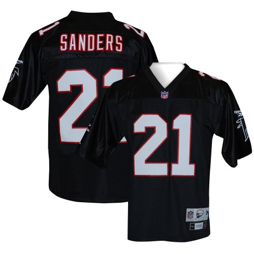 Reebok Atlanta Falcons Deion Sanders Youth Retired Premier Throwback Jersey Small