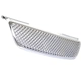 2002-2004 Nissan Altima Mesh Front Grill Chrome by RS Type