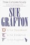 Sue Grafton: Three Complete Novels: 'D' Is for Deadbeat, 'E' Is for Evidence, 'F' Is for Fugitive