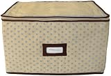 Kangaroom SWH01108IVKRSD Cotton-Twill Stemware Storage Unit