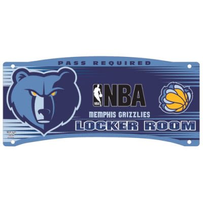 Memphis Grizzlies Official Logo Locker Room Sign