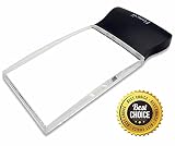 Fancii LED Light 2X Large Rectangular Handheld Magnifier Reading Magnifying Glass - 2.3