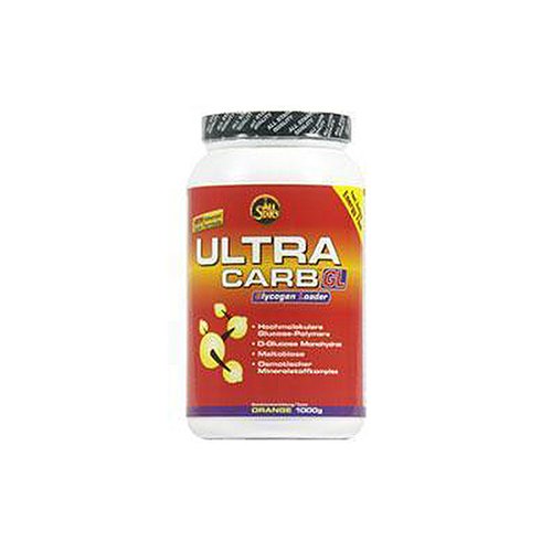 All Stars Kohlenhydrate ULTRA CARB GL, 1000 g Dose, Orange