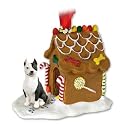 Pit Bull Terrier Gingerbread House Ornament - Brindle