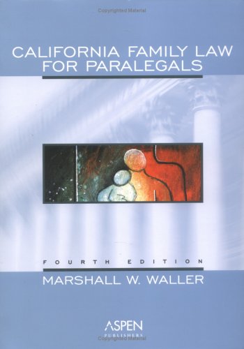 California Family Law for Paralegals