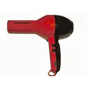 Buy Supersolano 232rb 1875 Watt Professional Ceramic Toumaline Dryer, Red black by Solano International
