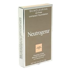 Neutrogena SkinClearing Oil-Free Compact Foundation, Classic Porcelain - .4 oz