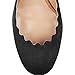 FSJ Chic Low Heel Womens Shoes Round Toe Pumps Suede Block Heels Size 4-15 US