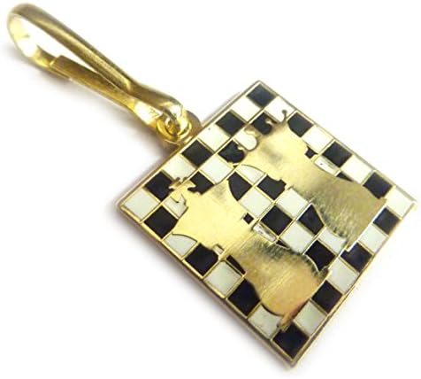 Chess Ajedrez King Queen Checkerboard Jacket Backpack Bag ZIPPER PULL CLIP