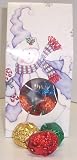 Scott's Cakes Vanilla Fudge Balls 1/2 Pound Snowman Box
