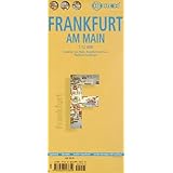 laminated frankfurt map by borch english edition