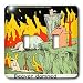 Londons Times Religion Heaven Hell Cartoons - Beaver Damned - Light Switch Covers - d...