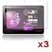 Three 10.1 Inch Clear Screen Protectors / Covers for Samsung Galaxy Tab 10.1V
