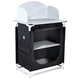 10T Camping Küche camKITCHEN 75x53x85,5/116,5 cm Alu