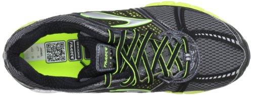 Brooks Men's Trance 12 M Grey/Black/Yellow/White Trainer 1101301D970 8 UK, 9 US