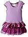 Disney Girls' Beautiful Sister Elsa And Anna Eyelet And Satin Dress
