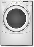 Whirlpool Duet WGD9200SQ 27 Gas Dryer with 7.0 cu. ft. Capacity, 7 Cycles, 4 Temperature Options, AccelerCare Drying System and Wrinkle Shield Plus Option