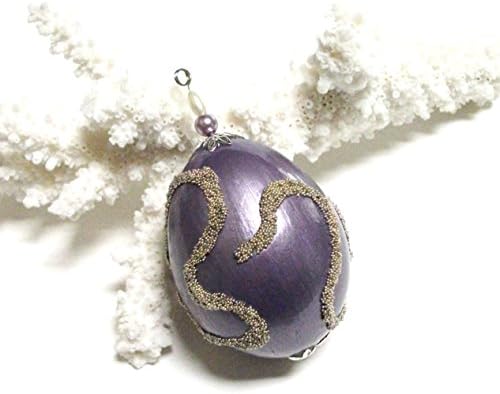 Lavender Easter Egg Ornament