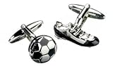 Football Boot and Football Cufflinks - UK Designed Boxed Gift (CL278)
