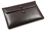 Lucrin - Sleeve for Apple MacBook Air 11'' - Smooth Cow Leather - Brown