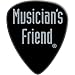 Musician's Friend Standard Celluloid Guitar Picks 1 Dozen Black Medium