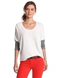 Monrow Womens Two Tone Sweatshirt 4195k74JrBL. SL160 Monrow Womens Two Tone Sweatshirt